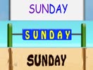 LKG General Awareness-Days Of The Week