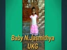 VIRUTCHAM KIDS TALENT SHOW- N.JASMITHYA UKG - ENGLISH Rhymes  1st June